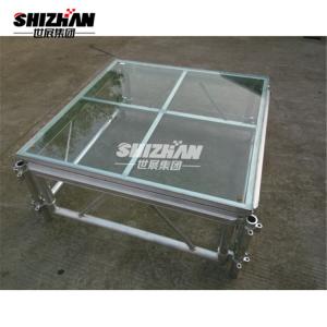China Durable Outdoor Wedding Platform Stage Event Decorative Aluminum Mobile Acrylic Stage wholesale