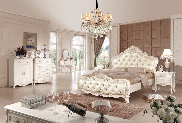 China bed making factory high quality fashionable king size bed 6018