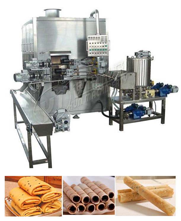 High Efficiency Cookie Forming Machine Eggroll Production Processing Line 50kg/H