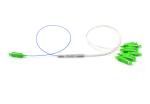 FTTH Fiber Optic PLC Splitter 1x4 Mini Steel Tube 0.9mm Optical Fiber Splitter