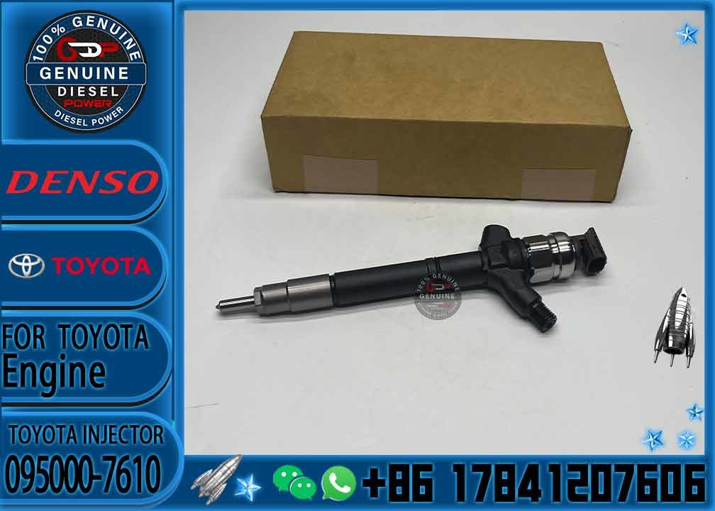 Diesel Fuel Engine Injector 095000-7610 23670-09260 095000-7630 23670-0R170 for Toyota Avensis 2.2 D 2AD-FTV