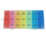 Medicine Box Hospital Medical Supplies 21 Compartment Portable Travel Colorful