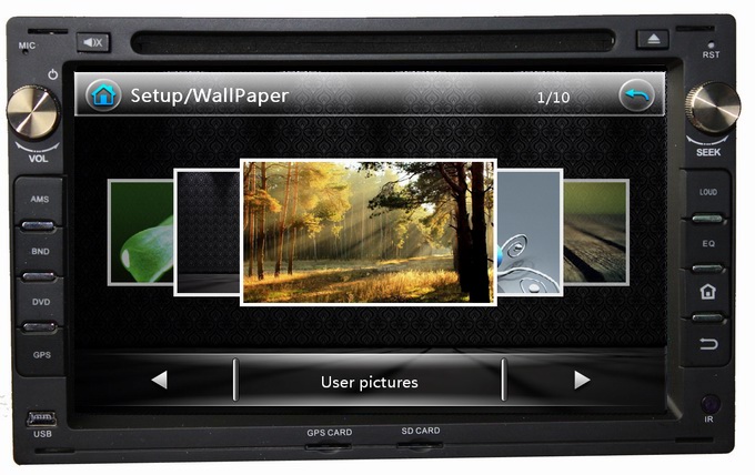 Ouchuangbo Car GPS DVD Multimedia Kit Volkswagen Jetta /Sharan /T5 Radio RDS iPod OCB-7009A