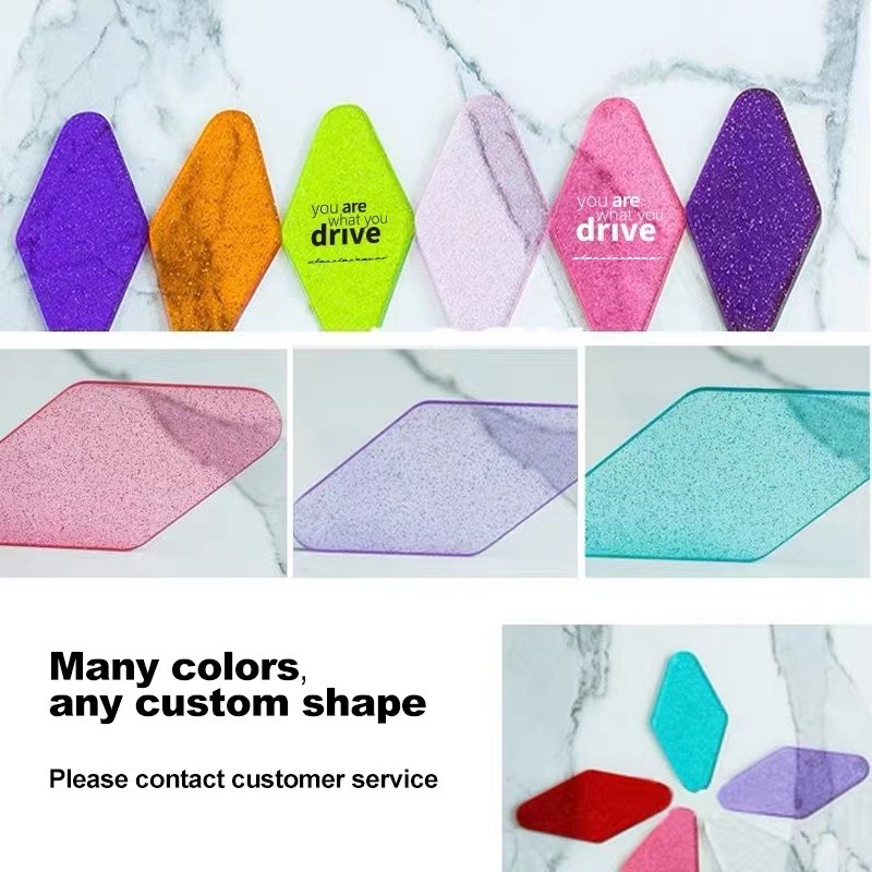 3mm Transparent Special Color Patterned Acrylic Plexiglass Panel For Decoration Craft