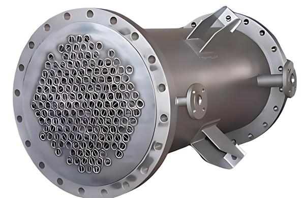 Corrosion Proof Stainless Steel Tube Heat Exchanger Vertically Installed CE