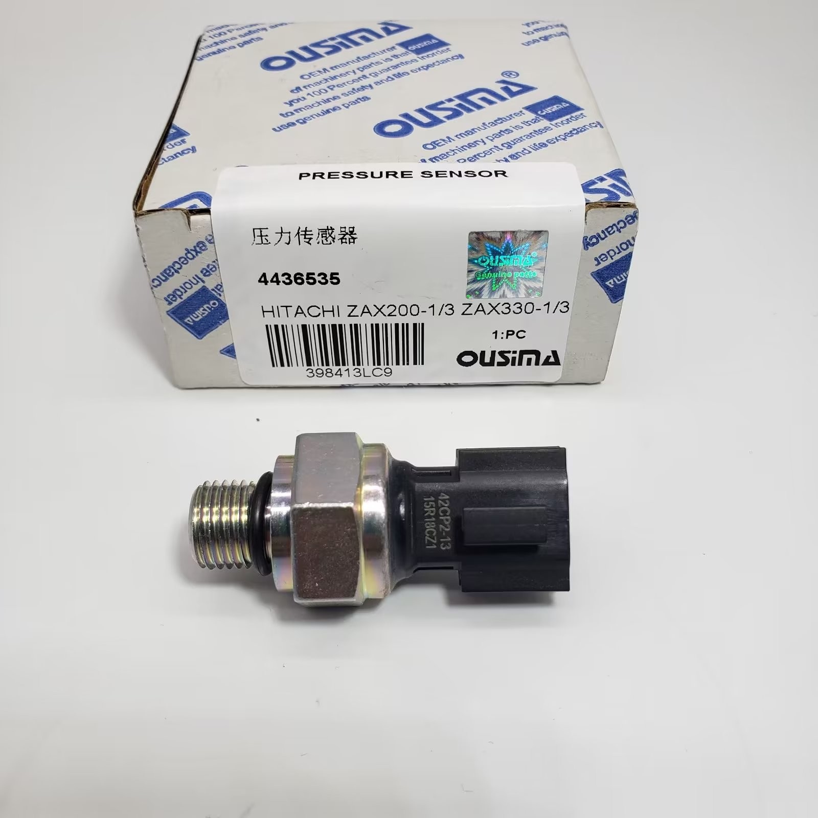 Oil Pressure Sensor 4436535 For Hitachi ZAX200-1 ZAX200-3 ZAX330-1 ZAX330-3