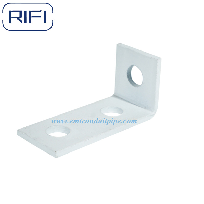 90 Degree Channel Bracket 3 Hole Unistrut compatible Galvanised
