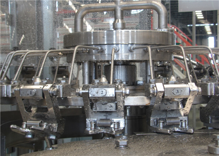 24 Flushing Heads Water Injection Machine , PET Bottled Water Line