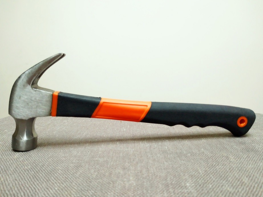 8OZ-24OZ Forged Steel Claw hammer/Carpenter hammer(XL0020-2) with polishing surface and double color handle