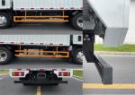 White Isuzu Insulated Truck 126HP 152HP Isuzu Box Vans Shipping Truck