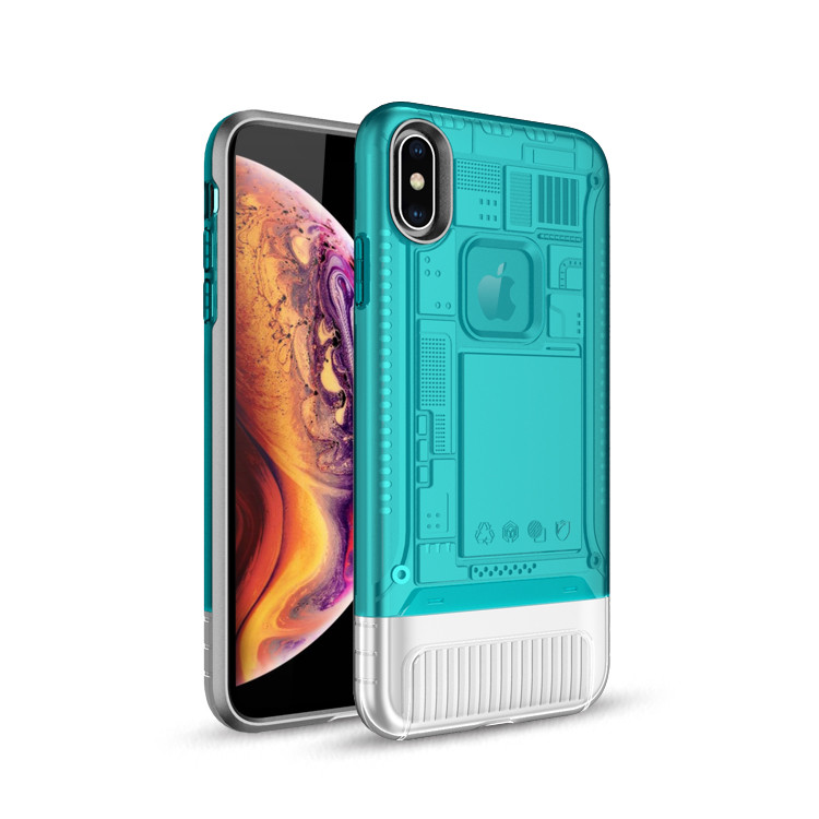 Color Transparent Polar Light PC TPU Protective Case Back Cover For Vivo V9 Y81/Y83 V11/ V11 Pro Moto E5/G6 Play(EU) E4
