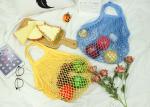 6 Colors Cotton Mesh Vegetable Bags Portable For Adult Supermarket Shopping