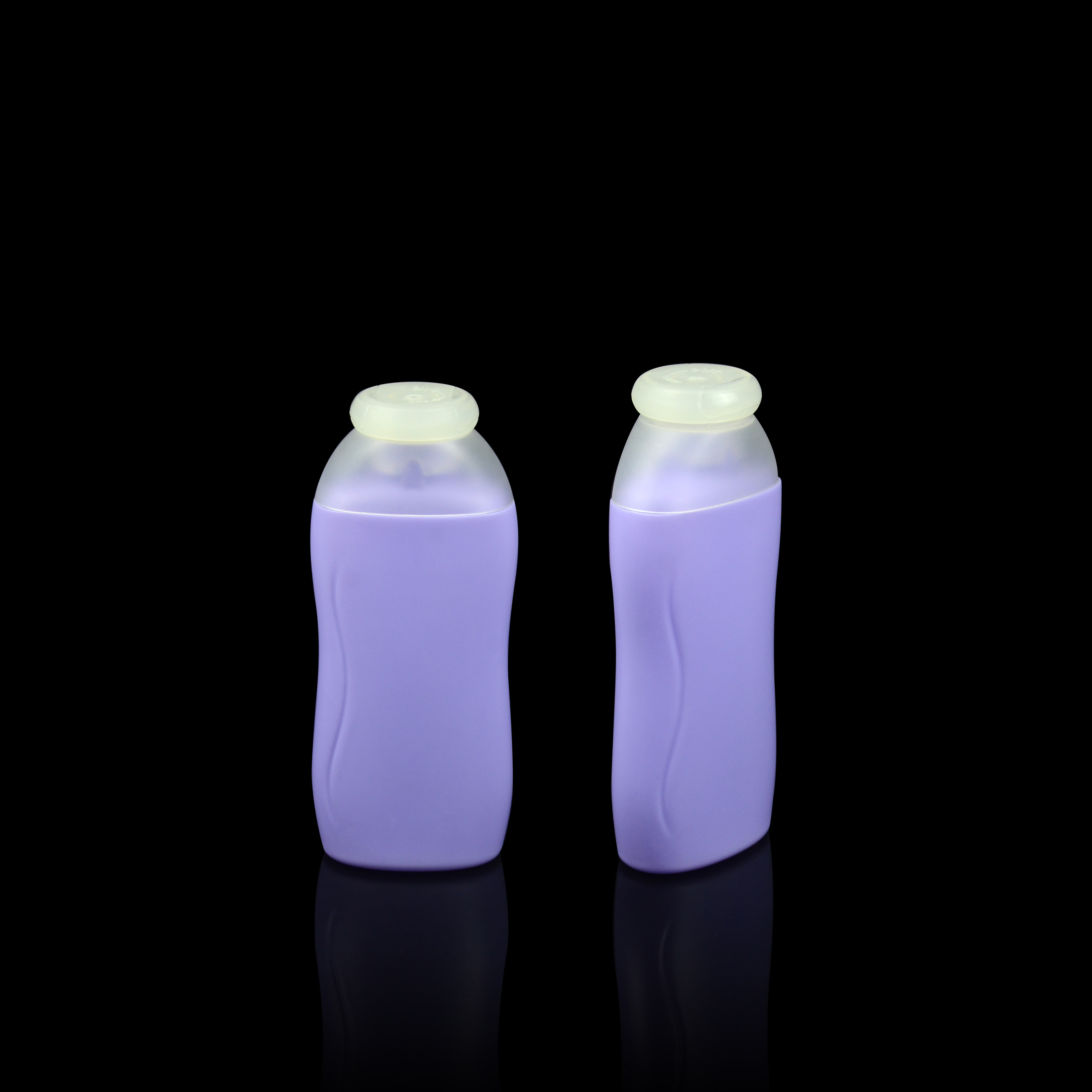OEM Colorful Empty Plastic Bottle 200ml 250ml Shampoo In Orange Bottle