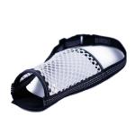 Reflective Nylon Mesh Dog Muzzle Custom Painted Logo Anti Barking