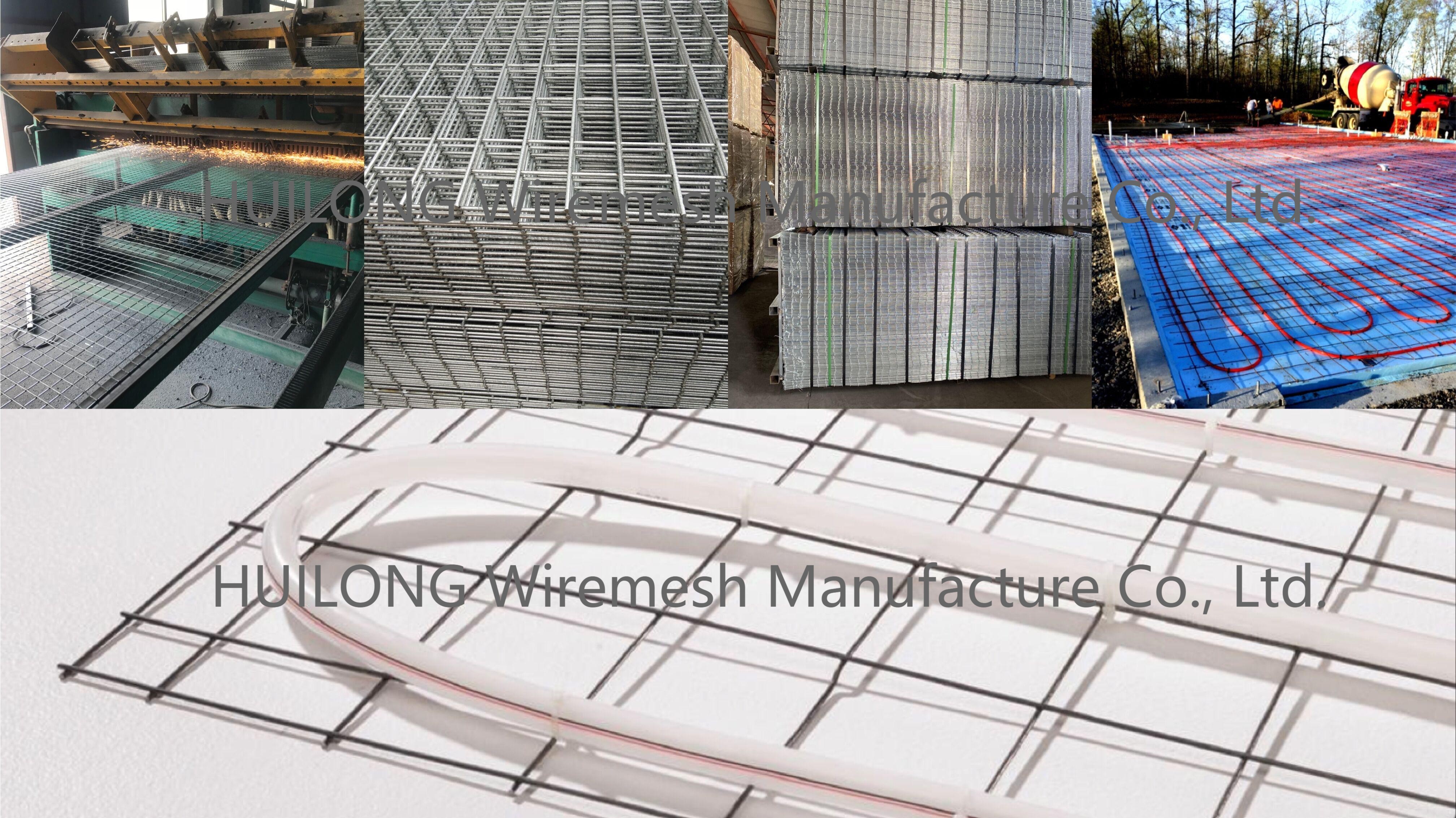 2mm 2.5mm 3mm Welded Wire Mesh Panels Electro Galvanized Floor Heating Warming