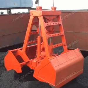 China Clamshell Hydraulic Coal Grab Bucket Dual Scoop Motorised wholesale
