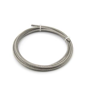 China 316 Marine Grade Stainless Steel Wire Rope 19 or 37 wires For Saltwater Resistance wholesale