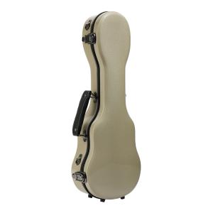 China 10 Colors Fiberglass Soprano Ukulele Hard Case Soft Velvet Lining wholesale