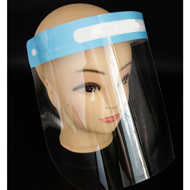 Adjustable Safety Face Shield Disposable Protective Lsolation PET Face Shields