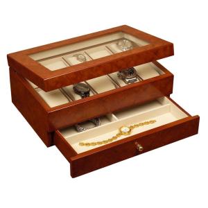 China custom logo wood wrist watch packaging case wholesale
