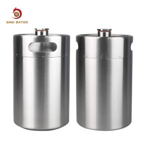 China 4 Litre Double Wall Insulated Mini Keg , 304 Stainless Steel Beer Keg wholesale