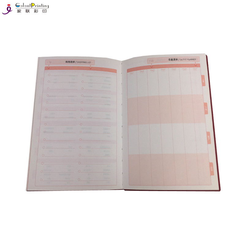Custom Spiral Weekly Planner Calendar Printing Services Office & School Supplies