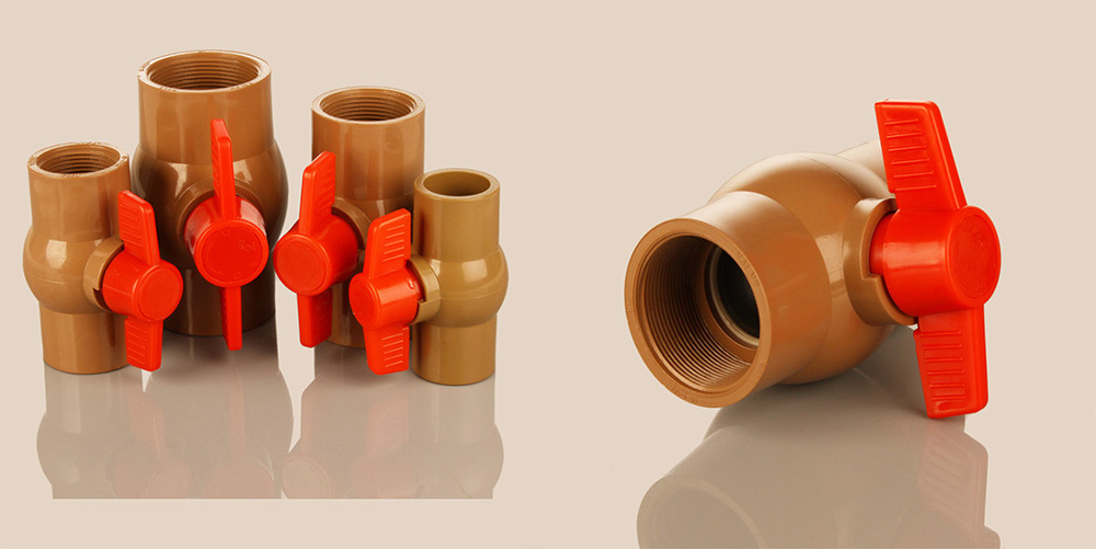 Socket and Threaded ASTM PVC Valve for Water Supply Use!