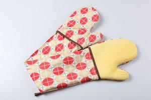 China silicone double oven mitts wholesale