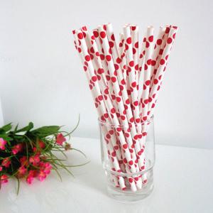 China Fda Certificates Decorative Paper Straws Environmentally Friendly Beverage wholesale