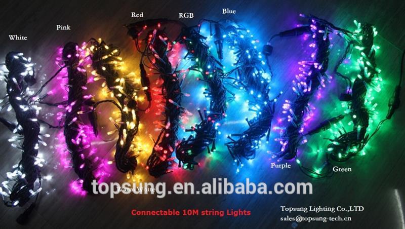 100v green 100led twinkle fairy string lights 10m with high quality
