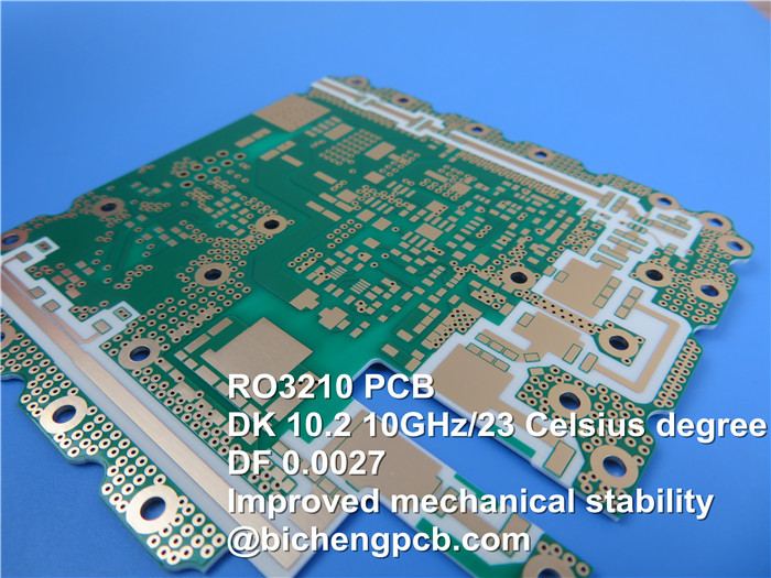 50mil RO3210 RF Rogers PCB Board With Immersion Gold For Microstrip Patch Antennas