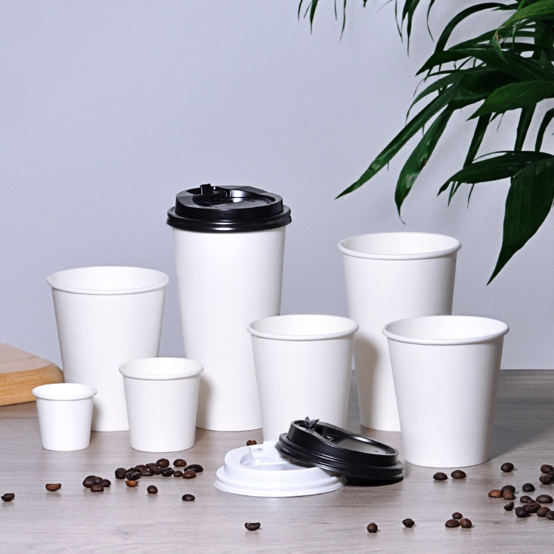 China Wholesale Disposable Coffee Cup 12oz Paper Cup Single Wall Paper Cup Beverage Takeaway