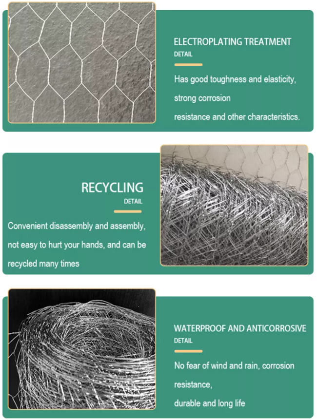 0.7mm 1/2 Inch Hole Hexagonal Chicken Wire Mesh Rolls For Rabbit Cage
