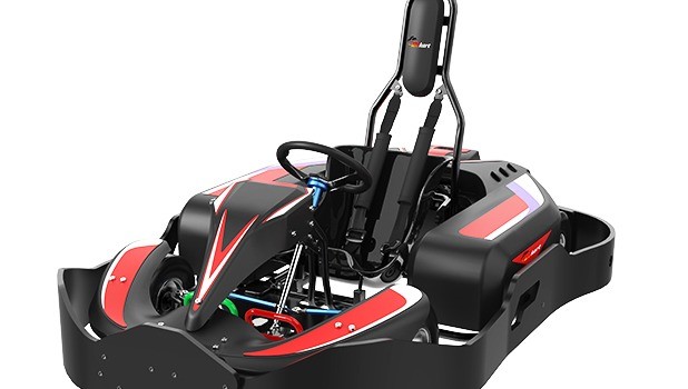 Funfair Playground childs Junior Go Kart 2.89Nm With LED Light