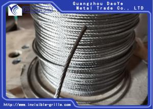 China 7X7 Stainless Steel Wire Rope Cable Railing Decking DIY Balustrade wholesale