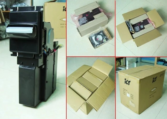 Intelligent Arcade Vending Machine Bill Acceptor RS232 / Pulse / MDB Interface