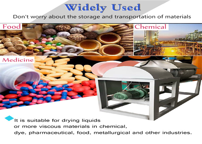SUS304 40-70kg/h Roller Drying Machine For Viscous Material