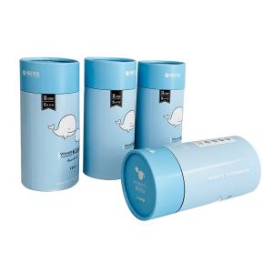 China Colorful Printed Circle Cylinder Cardboard Containers For Kids Tooth Brush wholesale