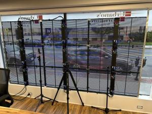 China P3.9-7.8 High Transparency Outdoor LED Display, 3840Hz Refresh Rate wholesale
