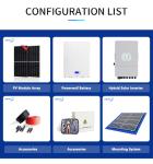 Good price photovoltaic solar energy battery storage system hybrid 6kw kit