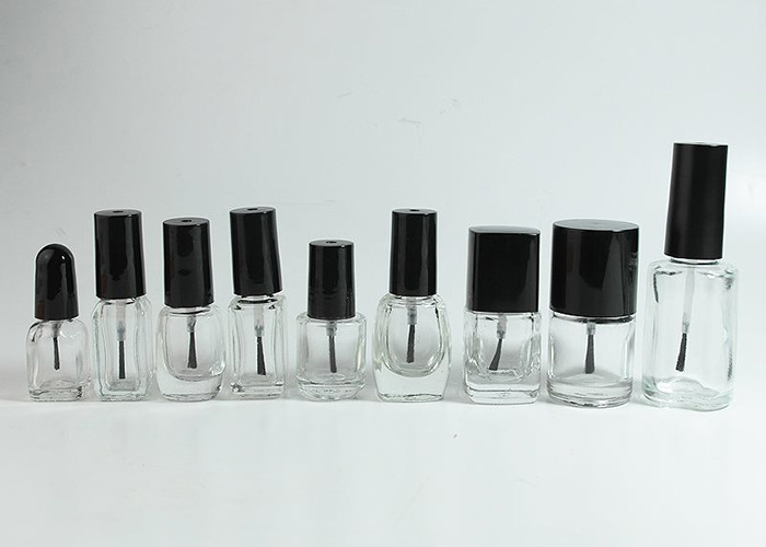 Small Cute Clear Cosmetic Bottles Clear Color Plastic Screw Cap