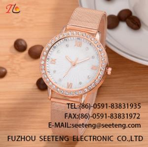 China Wholesale Alloy Strap Alloy Round Case Ladies Quartz Watches With a Lots Diamonds delicate fashion watch wholesale