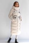 FODARLLOY Ladies Warm Hooded Cotton-padded Clothes Slim Long Down Winter Jackets