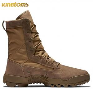 China Rubber Outsole Mens Tactical Leather Jungle Boots 8 Collar Military Combat Boots on sale