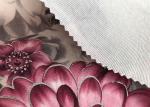 Flower Printed 100% Polyester 280GSM Sofa Velvet Upholstery Fabric