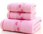 3pcs set cotton bath towels face towels