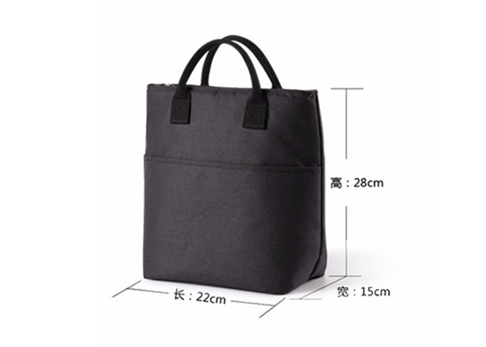 Promotional Lunch Cooler Bags Sedex Certificated 22*28*15 CM With Pocket