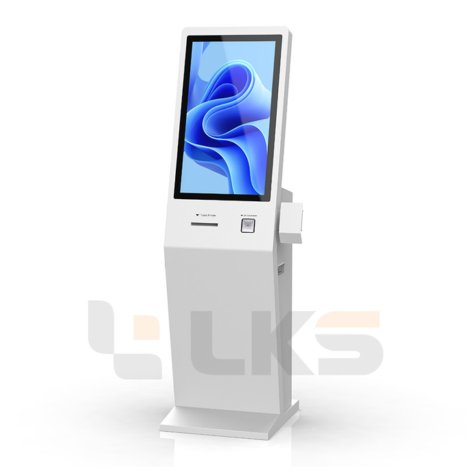 32 Inch Self Service Terminal Visitor Management Registration Machine Kiosk Inquiry Event Check In Ticket Kiosk