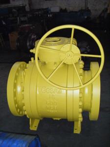 China Fire Safe Three Piece 600lb Trunnion Ball Valve wholesale