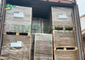 China 300gsm 350gsm Unbleached Brown Kraft Paper For Lunch Boxes 70 x 100cm wholesale